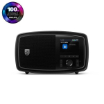 Kaasaskantav raadio Philips TAV2000FB/00 Bluetoothi, FM ja 20 jaamaga