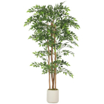 Kunstpuu banyan-viigipuu 180 cm, naturaalse t&uuml;vega, roheline
