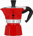 Itaalia kohvikeetja - BIALETTI - La Mokina - K&otilde;ik pliidid v&auml;lja arvatud induktsioon - 1 tass - 40 ml - Punane
