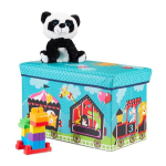 Pingi hoiukast lastele 36x60,5x30,5cm., helesinine/punane/must