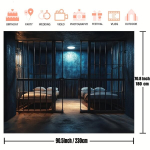 Vangla Tuba Taust Kangas Rekvisiit Pickify, 230*180cm/90.5*70.8inch