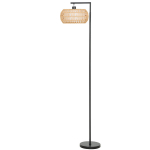 LED p&otilde;randalamp topeltvarjuga 52x33x170 cm must