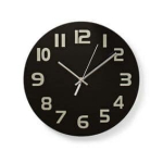 Nedis Wall Clock Glass 30cm Must - Must / Must / Must / Must