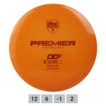 Kettagolfi ketas Discmania Distance Driver Q-Line Premier DD3 oranž