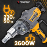 Teemantpuur betoonile 2600W + statiiv | POWERMAT PM-WDBS-2600T