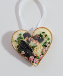 Helmestikandiga dekoratsiooni komplekt Abris Art "Vikont, kes mind armastas" 15 x 7 cm AABT-055