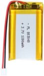 Yunique Green-Clean-Power, Lipo aku 3,7 V 1200 mAh 803048, JST pistik, 1S, RC ja elektroonika jaoks