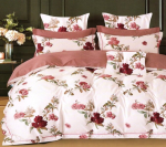 Eurofirany kahepoolne puuvillsatiinist voodipesukomplekt SBA-104, 200x220 cm, 3-osaline