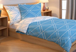 Eurofirany sat&auml;&auml;npuuvillane voodipesukomplekt PGQ-03, 220x200 cm, 3-osaline
