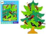 Puidust puulinnud DIY puidust puzzle plokid