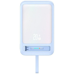 Akupank USAMS 10000MAH magnetiline akupank MagSafe'ile, iPhone 12, 13, 14, 15 juhtmevabadele telefonidele