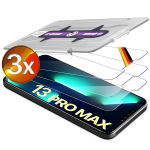 UTECTION Kaitsekile 3 t&uuml;kki karastatud klaasist iPhone 13 Pro Maxile