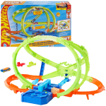 Interaktiivne v&otilde;idus&otilde;idurada Hot Wheels Stunt Tracks Hypersphere Crash Mattel, erinevates v&auml;rvitoonides, JMG48