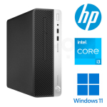 HP 400 G5 SFF i3-9100 8gb 256GB SSD M.2 NVME + 160GB HDD DVD W11P Renew
