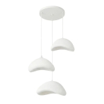 Opviq ripplamp Luna-Set-T-Luna, valge