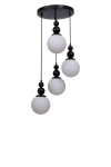 Opviq rippvalgusti 9052-4, must/valge