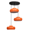 Opviq ripplamp 9030-3, oranž/must