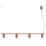 Sollux ripplamp Karbon 4, punane