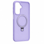 Evelatus Samsung Galaxy A17 4G / A17 5G Shield Case With MagSafe & Stand Matte Ring Lavender Purple
