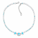 Pulmakaelakee &bdquo;Pimestav S&auml;ra (Aurora Borealis)&ldquo; Swarovski&trade; kristallidega
