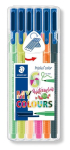 Staedtler Triplus viltpliiatsid, 6 tk, punane
