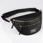 Naiste &ouml;konahast v&ouml;&ouml;-/crossbody-kott Peterson, 3 taskuga, must