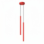 Sollux Lighting rippvalgusti Pastelo 2, punane