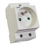 Pistikupesa 2p+z Din siinil Th35 16a 250v