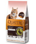Quattro t&auml;iskasvanud kodukasside toit pardiga, 1,5 kg