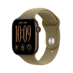 Nutikell Apple Watch Series 12 GPS + Cellular 46mm Dark Bronze Aluminium Case with Olive Sport Band - M/L - MJGE4ET/A