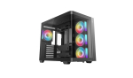 Korpus PC korpus - DEEPCOOL - CG530U 4F - Keskmine torn - Micro-ATX formaat - 4 ARGB ventilaatorit kaasas - Must
