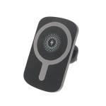 Auto juhtmevaba laadija T1, must, 15W, magnetiline, ABS