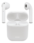 Juhtmevabad semi-in-ear k&otilde;rvaklapid, valged