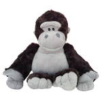 Pluusi gorilla tumehall 22cm - Leantoys