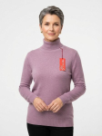 Elegantne k&otilde;rge kaelusega kampsun, M/L