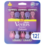 Gillette Venus Comfort Colours &Uuml;hekordsed Raseerijad, 12&nbsp;tk