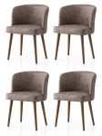 4-osaline s&ouml;&ouml;gitoolide komplekt Zen - 4204, pruun, Tool, Zen - 4204 V4, P&ouml;&ouml;k, 57x81x57 cm, Pruun