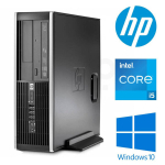 HP 8100 SFF i5-650 8GB 256GB SSD + 160GB HDD DVD W10P Renew