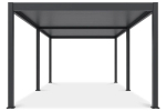 Paviljon Pergola Deluxe Automatic 3.6x7.2 koos LED-idega, antratsiit