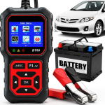 Auto ja mootorratta akutester 6 V 12 V 24 V juhtmetega