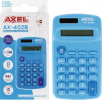 Axel Ax-402b kalkulaator, sinine, patareitoitel
