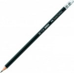 Pliiats 111/HB koos kustutuskummiga (12tk) FABER CASTELL