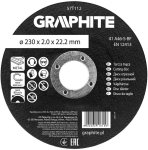 GRAPHITE lihvketas metallile 230 x 2,0 x 22,2 mm 57T112