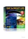 Terrariumi lamp Day-Night LED Fixture L PT2336