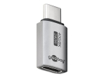 Goobay USB-C adapter sirge, USB4 74447, 8K60Hz tugi, 40 Gbps andmeedastuskiirus, metallkorpus, kuni 240 W toiteedastus