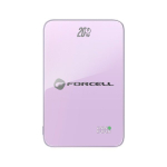 Akupank V&auml;line aku Forcell F-Energy SuperSlim F5K8 5000mAh (Magsafe 20W) purple