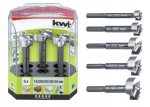 Kwb Forstner puurikomplekt, 5 tk.