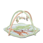 Arendav m&auml;ngumatt Lorelli Safari Friends Giraffe Green
