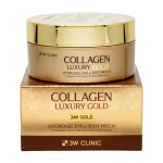 H&uuml;drogeel silmapadjad kollageeni ja kullaga 3W CLINIC Collagen & Luxury Gold, 90 tk