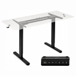 Elektriline laua raam ModernHome, reguleeritav k&otilde;rgus 72&ndash;120 cm, kuni 160 cm t&ouml;&ouml;tasapindadele, 160x70x120 cm, must